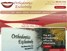 Tablet Screenshot of orthoexc.com